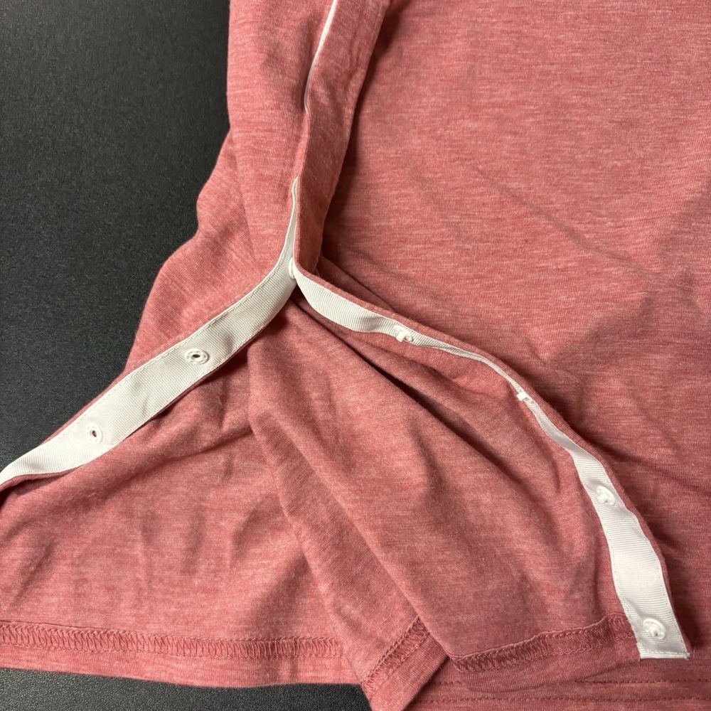Deyeek  medium post shoulder surgery recovery short sleeve T-shirt new. Pink/red - Picture 4 of 9